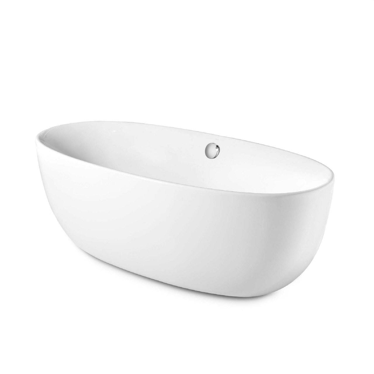 ROCA - Bañera acrílica VIRGINIA One-Piece 1700x800 con desagüe automático y sifón