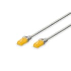 DIGITUS - C. PARCHEO CAT6A U/UTP COLOR GRIS -LSZH- 3M