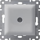 HAGER - Salida de cables Lumina blanco polar