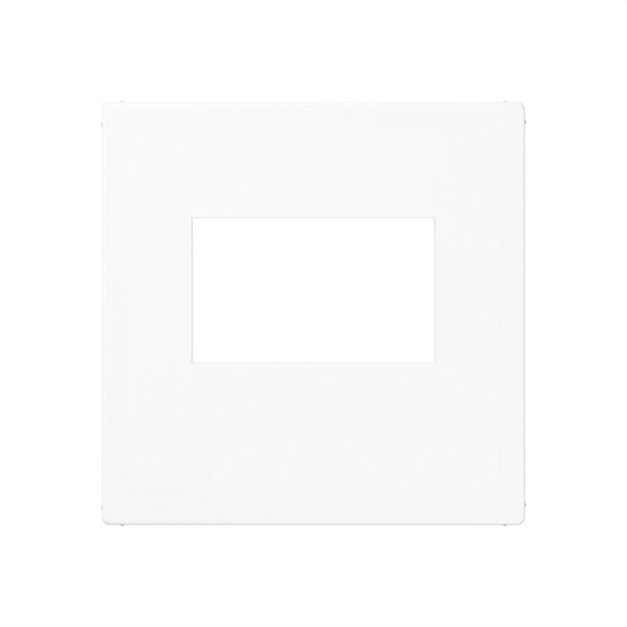 JUNG - PLACA TOMA USB A BLANCO ALPINO