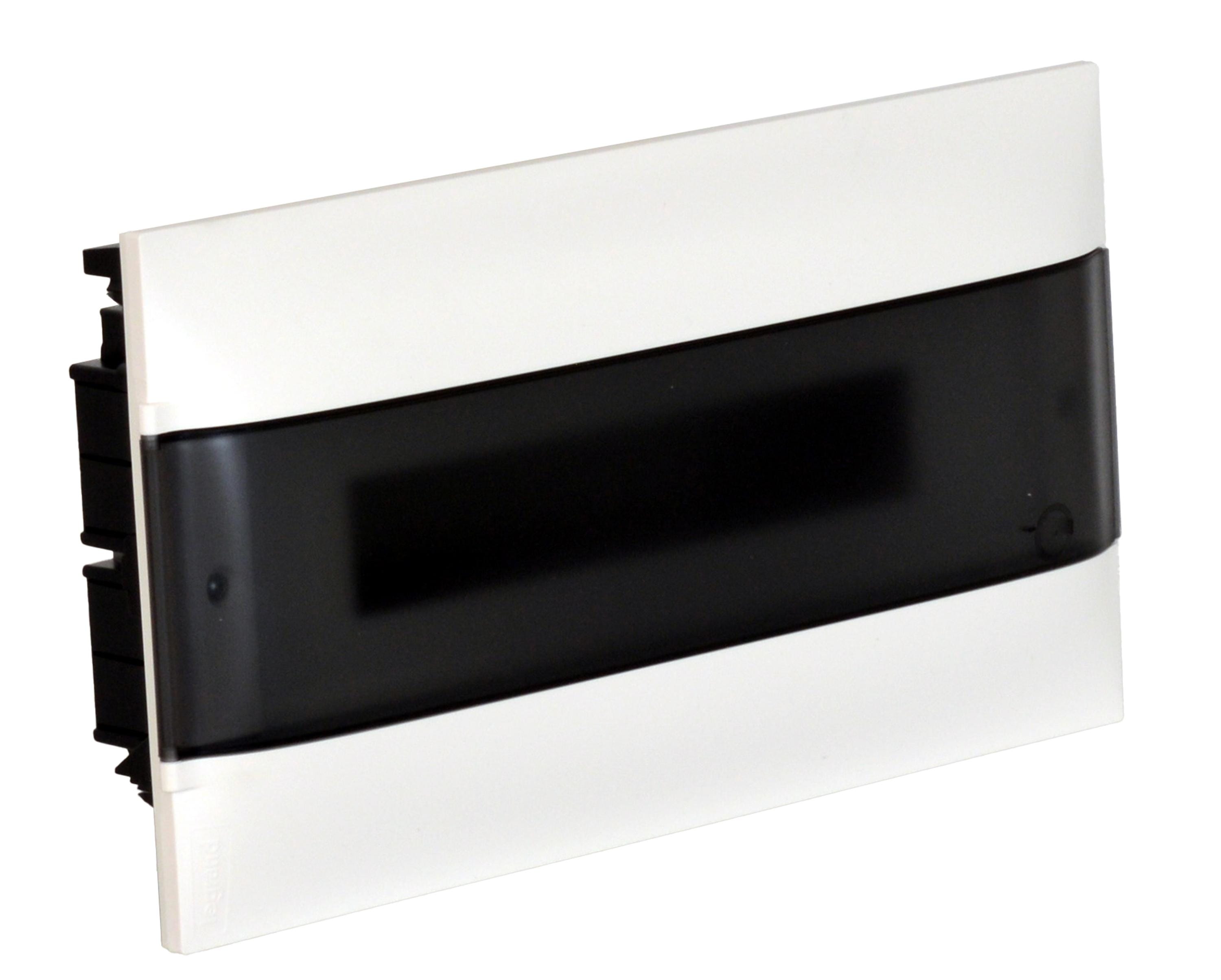 LEGRAND - Caja Empotrar Practibox S puerta transparente 1x18mod - para tabiques prefabricados