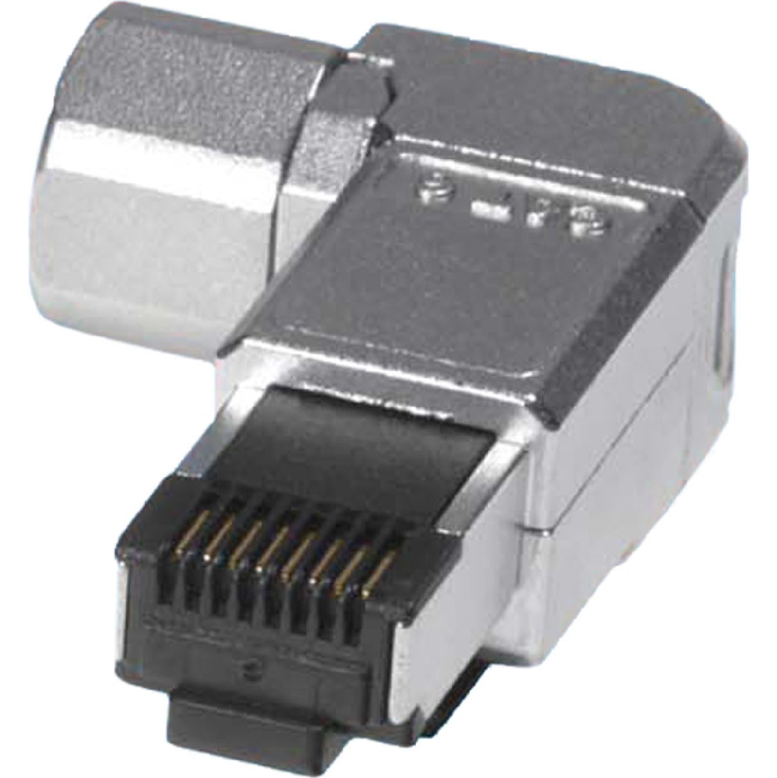 EXCEL - CONECTOR MACHO EN ANGULO FTP CAT.6A (PACK 6UD)