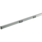 ZUCCHINI - Elemento recto LBD 256 3m 4+4 derivaciones gris