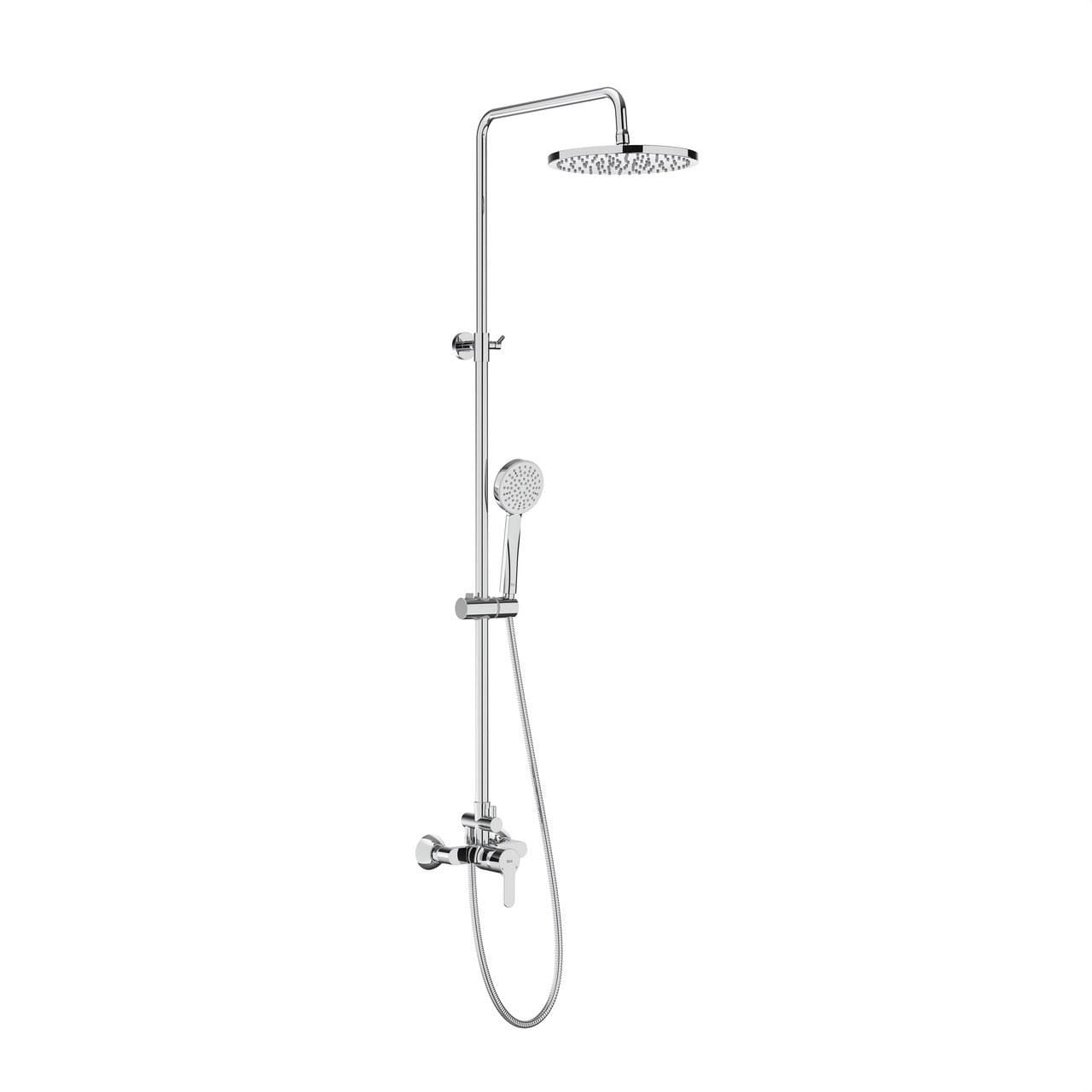 ROCA - Columna para ducha monomando L20 con altura regulable de 855 a 1230mm