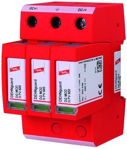 DEHN - Descargador de sobretensiones DG M YPV 1500 FM termoplástico RJ IP20