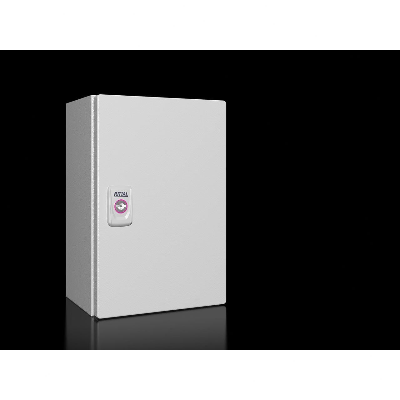 RITTAL - Caja pequeña KX E-Box 200x300x155 mm con placa montaje chapa de acero