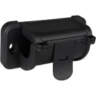SOLERA - Soporte de pared para enrollacables termoplástico negro