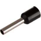 SOLERA - Terminal puntera hueca sencilla 8mm 1,5mm² negro (Bolsa 50u)
