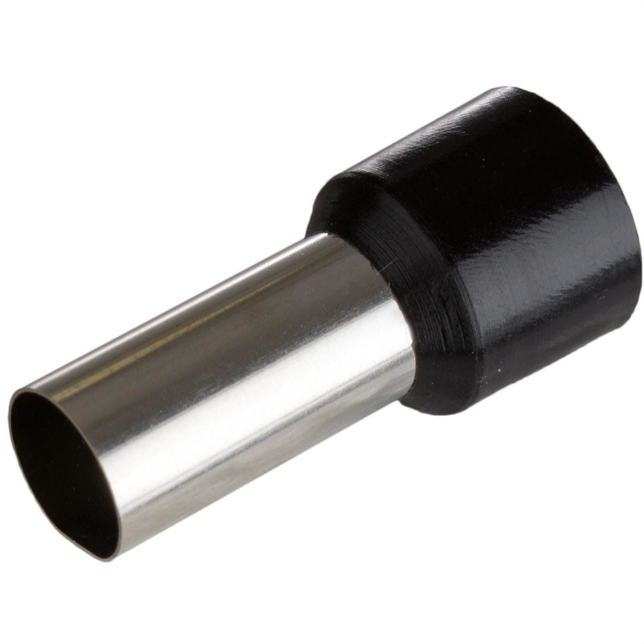 SOLERA - Terminal puntera hueca sencilla 16mm 25mm² negro (Bolsa 50u)