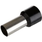 SOLERA - Terminal puntera hueca sencilla 16mm 25mm² negro (Bolsa 50u)
