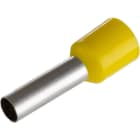 SOLERA - Terminal puntera hueca sencilla 12mm 6mm² amarillo (Bolsa 50u)