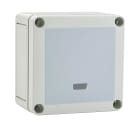 CP.ELECTRONICS - Detector de presencia microondas,ON/OFF, resistente IP66, techo o pared, montaje en superficie, contacto libre de potencial