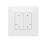 LEGRAND - Comando de 4 escenarios inalámbrico Valena Next with Netatmo - Blanco