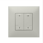 LEGRAND - Comando de 4 escenarios inalámbrico Valena Next with Netatmo - Aluminio