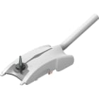 ZUCCHINI - Conector monofásico para línea de iluminación LBPLUS L1-N 10A con cable de 3m libre de halógenos, gris