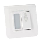 LEGRAND - Bloque de llamada con indicador rojo, 2 módulos - 24V Nuevo mosaic antibacteriano