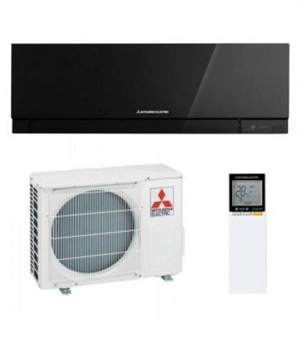 MITSUBISHI - Conjunto pared 1x1 MSZ-EF42VGK negro R32 con adaptador WIFI