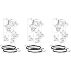 Schneider Electric - Enclavamiento de cables para Masterpact MTZ2/MTZ3 fijo/extraíble recambio