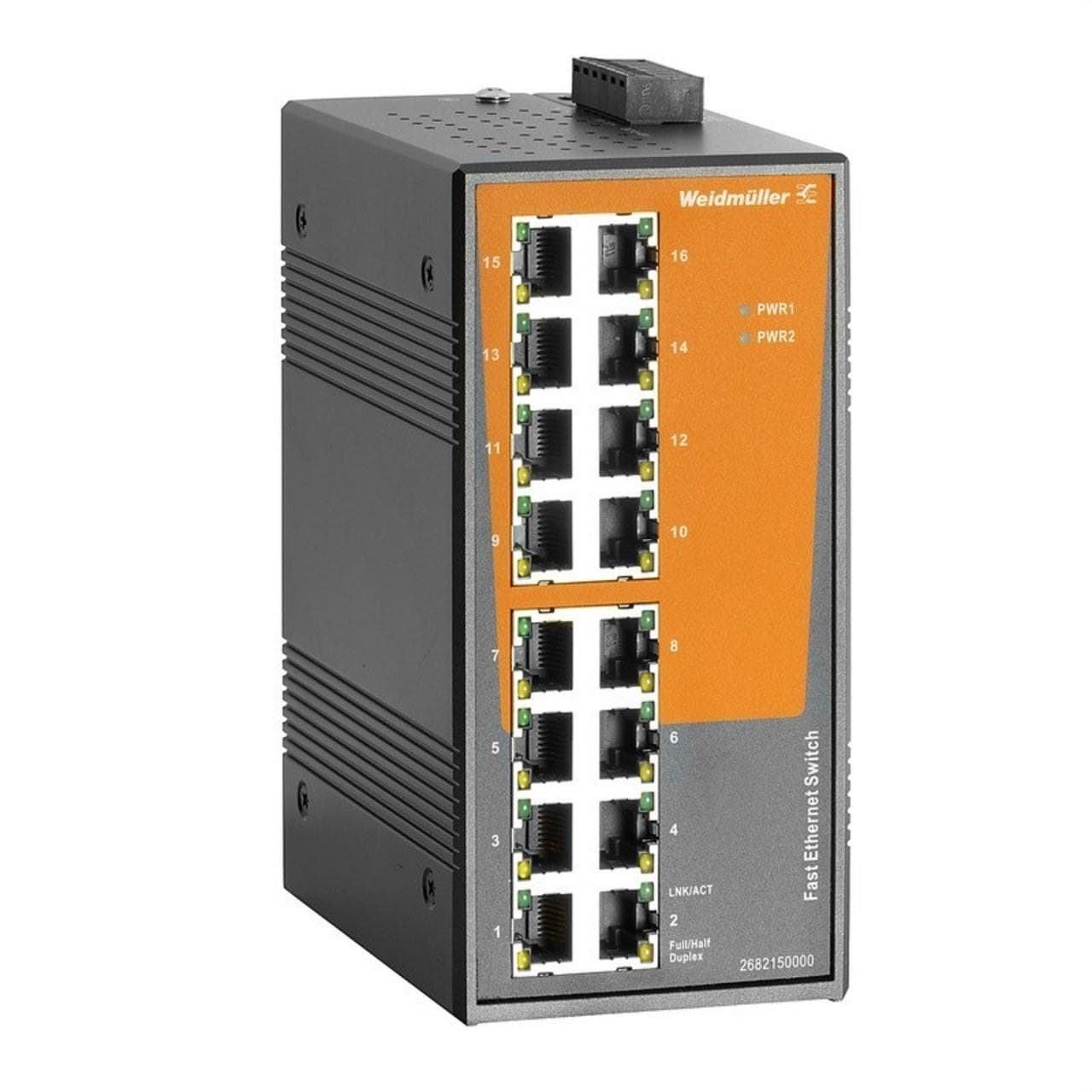 WEIDMULLER - Interruptor Ethernet activo gestionado IE-SW-EL16-16TX