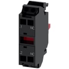 SIEMENS - Módulo de contactos con 1 contacto, 1NC, contactos dorados, bornes de resorte, para fijación en placa frontal