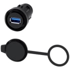 SIEMENS - Conexión USB, 22mm, plástico, negro