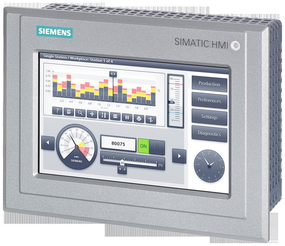 SIEMENS - MOD.SIPLUS HMI TP700 RZ.T1 AL A.LIBRE -25°C..60°C T1 70°C 10 Mn REVEST.CONFORME