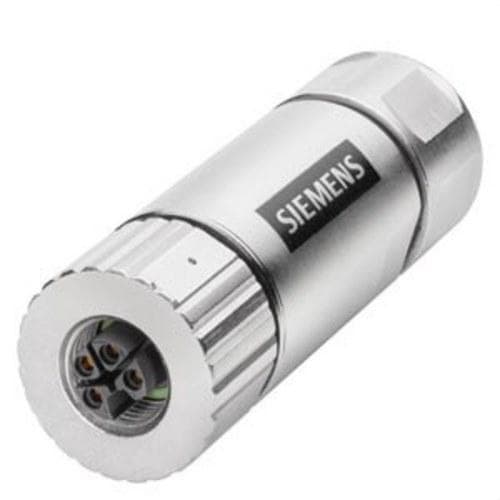 SIEMENS - Cable conector Power M12 salida axial para montaje en campo conector H codificado L (conector H)