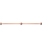 ARKOSLIGHT - Luminaria suspendida ART directa/indirecta 5m 3000K cobre cepillado