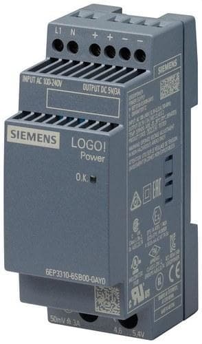 SIEMENS - Fuente de alimentación, entrada AC 100-240V salida DC 5V/3A