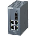 SIEMENS - Switch IE Scalance XB004-1G, no gestionable, con 4x10/100/1000 Mbit/s puertos eléctricos RJ45