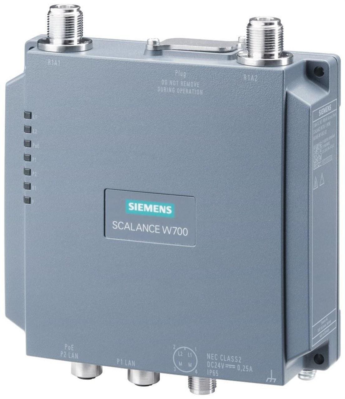 SIEMENS - Punto de acceso Scalance W778-1 M12, incorpora una interfase de radio (2x N-CONNECT)