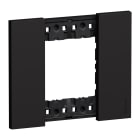 LEGRAND - Placa embellecedora Living Now de color Dark - 2 módulos