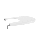 ROCA - Tapa de Supralit® de caída amortiguada 560mm blanco para bidé MERIDIAN