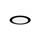 JISO - Downlight LED 7W 4000K negro