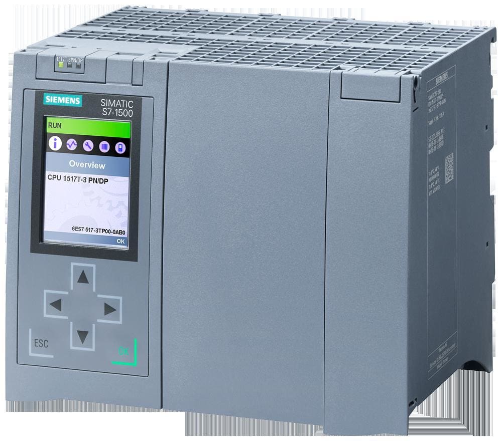 SIEMENS - CPU 1517T-3 PN/DP SIMATIC S7-1500T U.CTRAL.C/MEM.TRAB.3MB PROGRAMA 8MB DATOS,INT