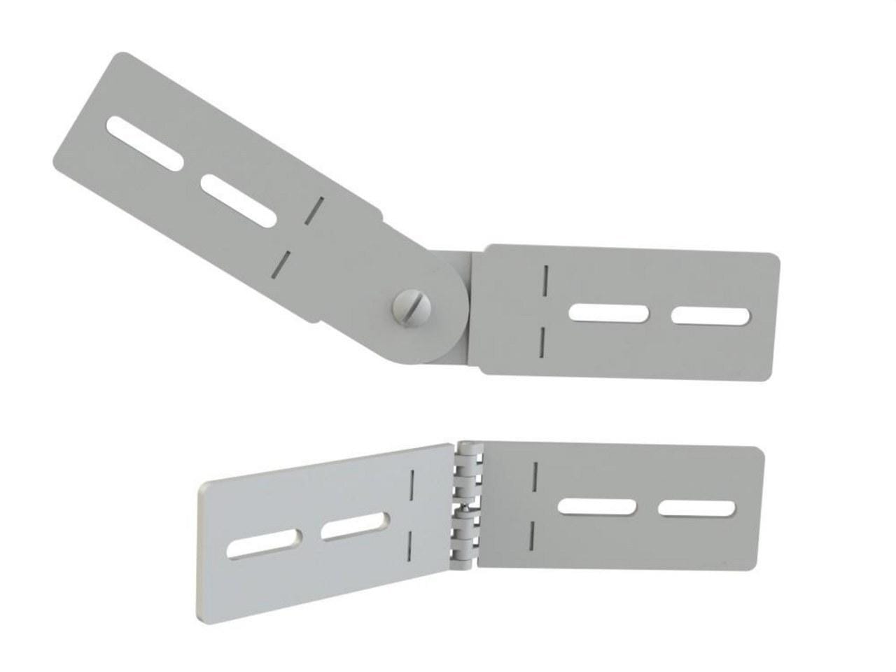 BASORPLAST - Kit unión articulada vertical/horizontal JUBPE-AB H60mm PVC UVM1 RAL 7035