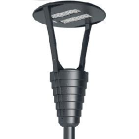 DISANO - Luminaria vial 3350 GARDA LED 47W CLD RAL7021 MV