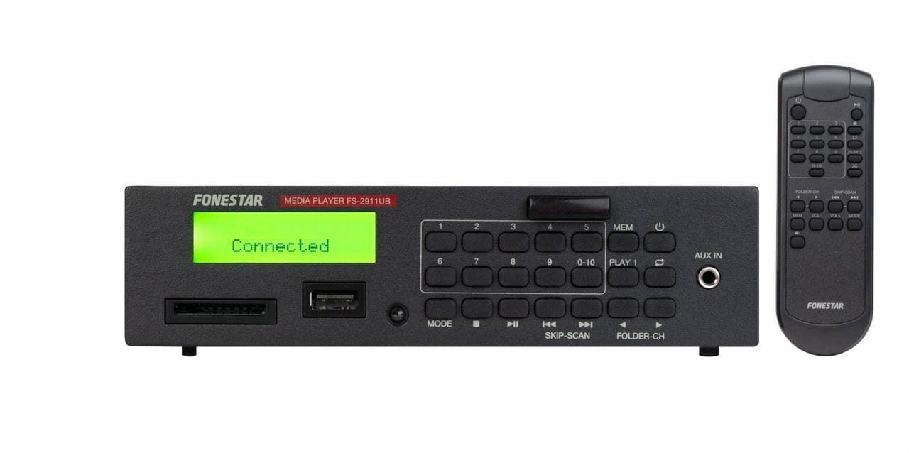 FONESTAR - Reproductor BT/USB/SD/MP3 con sintonizador digital de radio FM