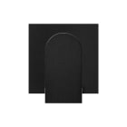 SIMON - Tapa SIMON 100 para conector fibra óptica negro mate