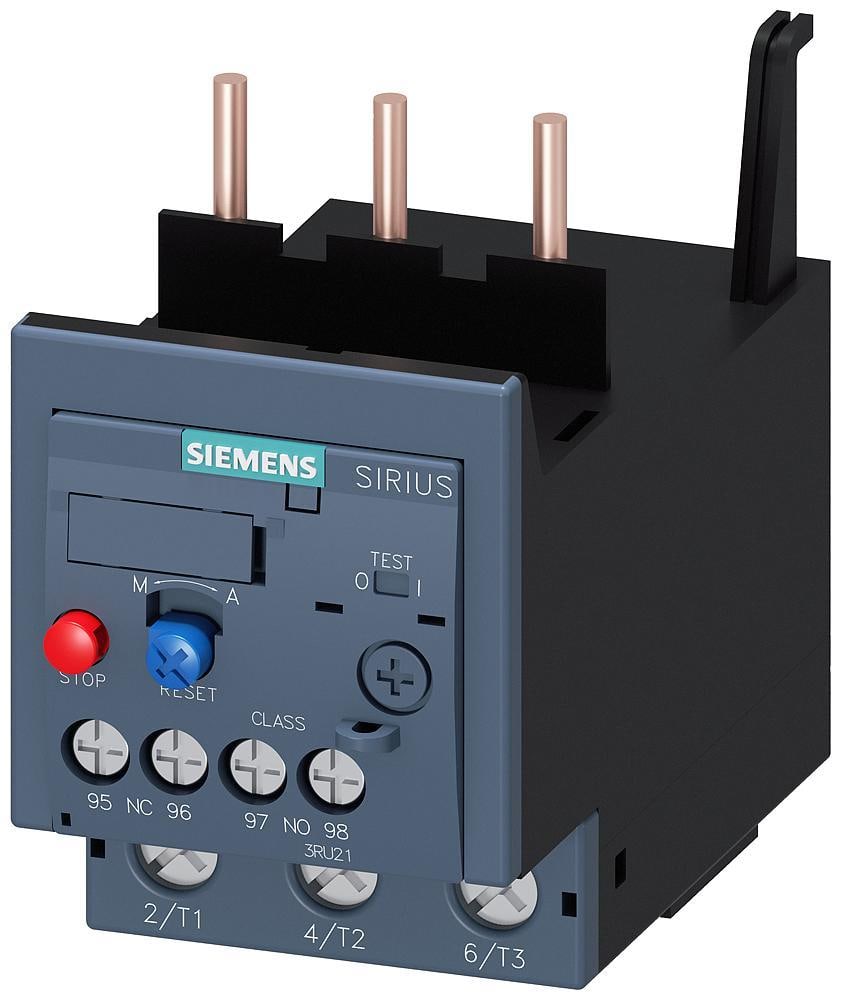 SIEMENS - RELÉ SOBREC.7...10A PROT.MOT.To.S2 CL.10 MONTAR CONT.CIR.PRINC.: BNE.TORN.CIR