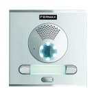 FERMAX - Placa CITY S1 CP201 DUOX PLUS en aluminio anodizado para viviendas, apertura de la puerta, llamada a conserje