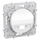 Schneider Electric - TAPA FIBRA OPTICA SIMPLEX BLANCA