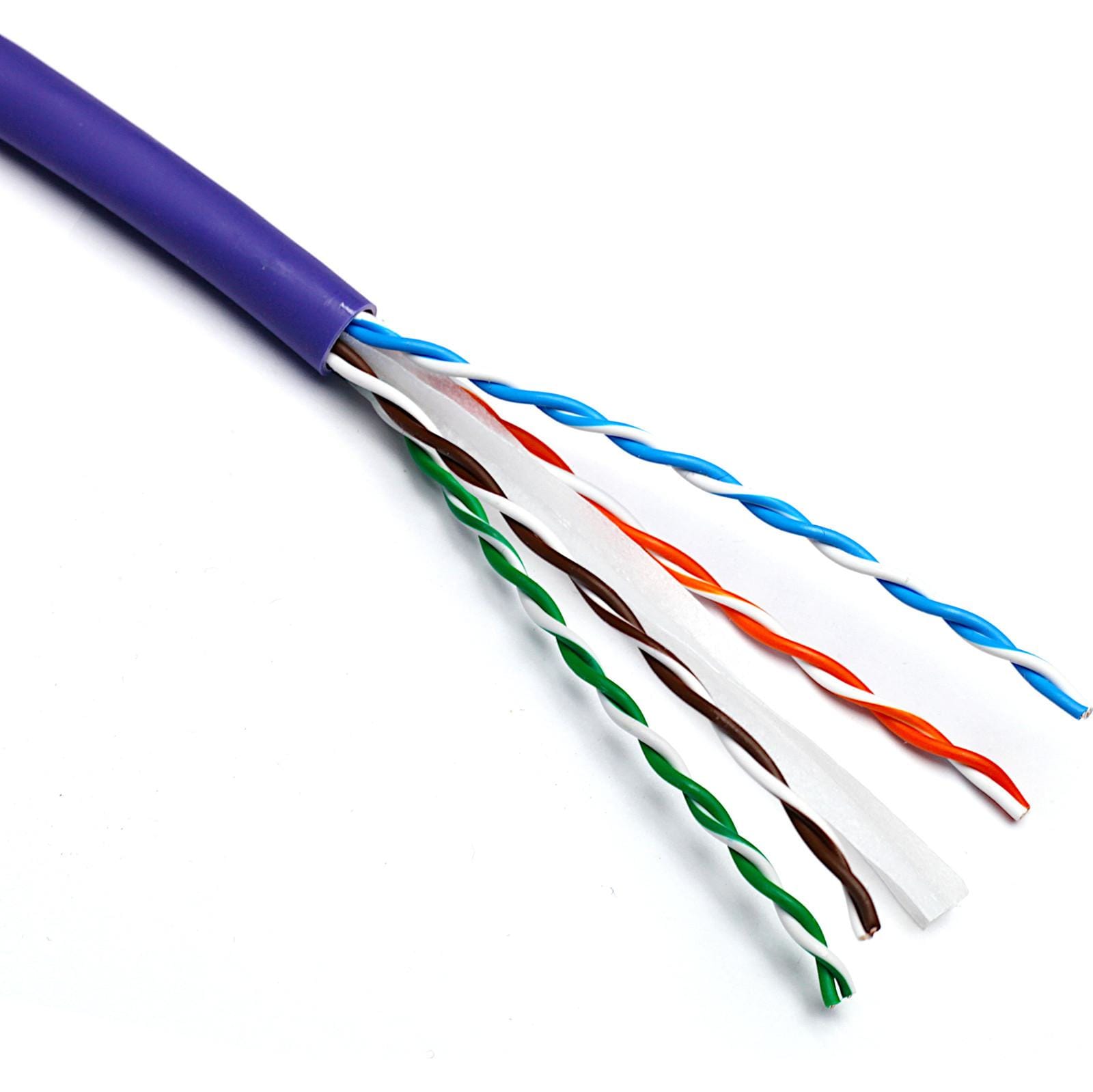 EXCEL - CABLE CAT.6 UTP CPR B2CA EN CAJA 305MTS VIOLETA