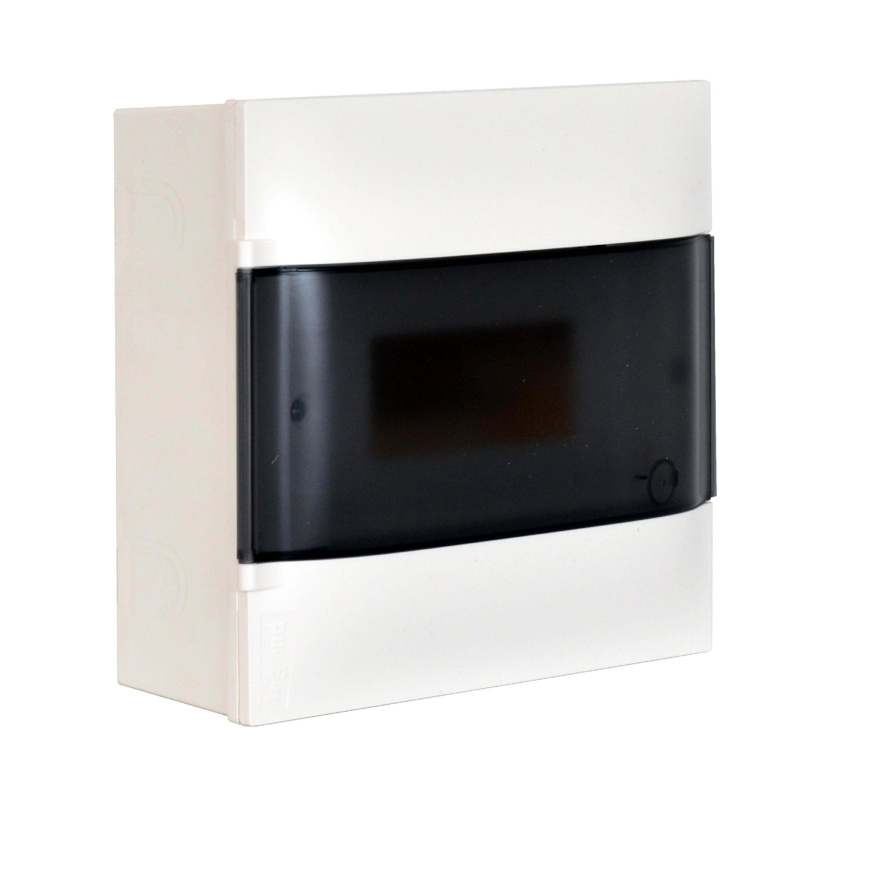 LEGRAND - Caja Superficie Practibox S puerta transparente 1x8mod