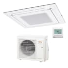 FUJITSU - Conjunto split cassette 1x1 airflow AUY71K-KA blanco