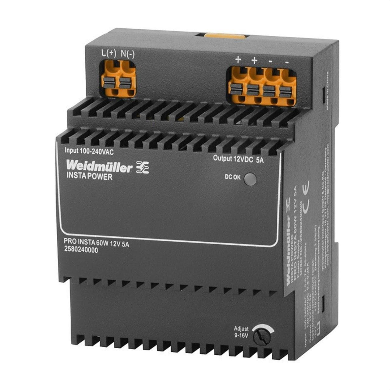 WEIDMULLER - Fuente alimentación Ecoline Power PRO INSTA 60W 12V 5A