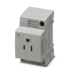 PHOENIX CONTACT - Toma de corriente EO-AB/UT/LED/16/250 45mm gris