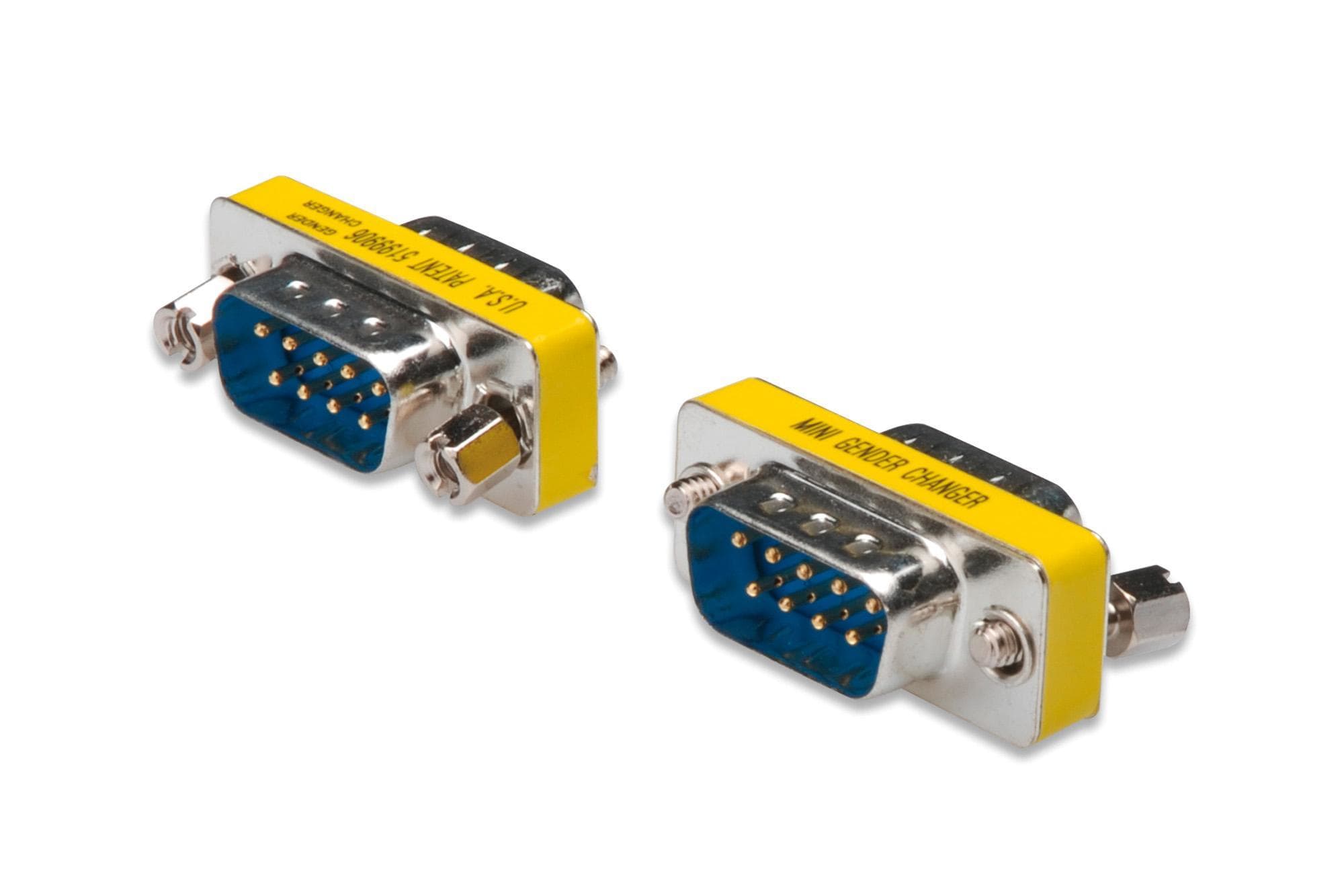 DIGITUS - GENDER CHANGER, D-SUB9 METAL HOUSING, M/M