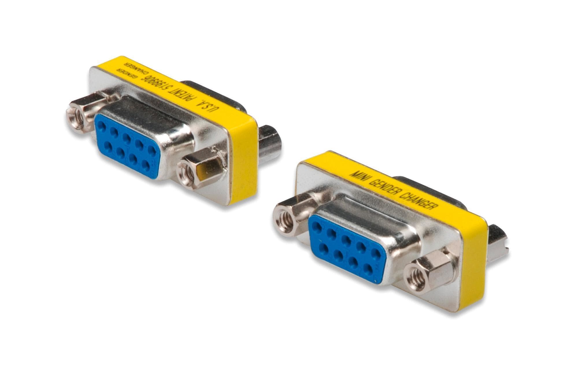 DIGITUS - GENDER CHANGER, D-SUB9 METAL HOUSING, F/F