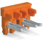 WAGO - PUENTE AISLADO 4P NARANJA